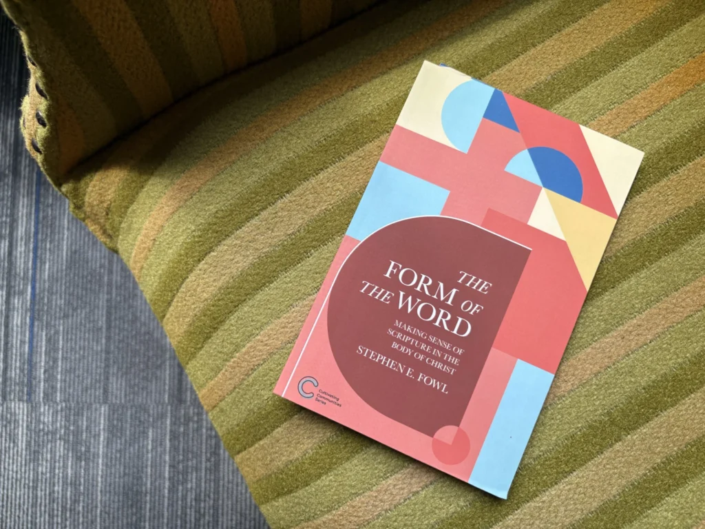 cover of the book "the form of the word" by stephen e. fowl